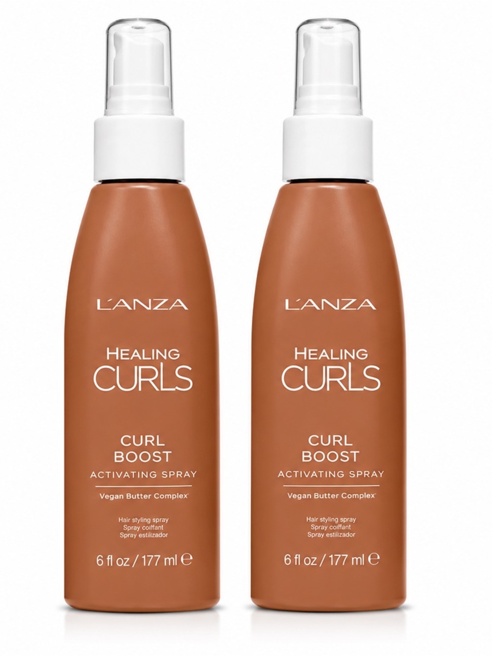L’ANZA Healing Curls Curl Boost Activating Spray 6 fl oz 177ml Set of 2